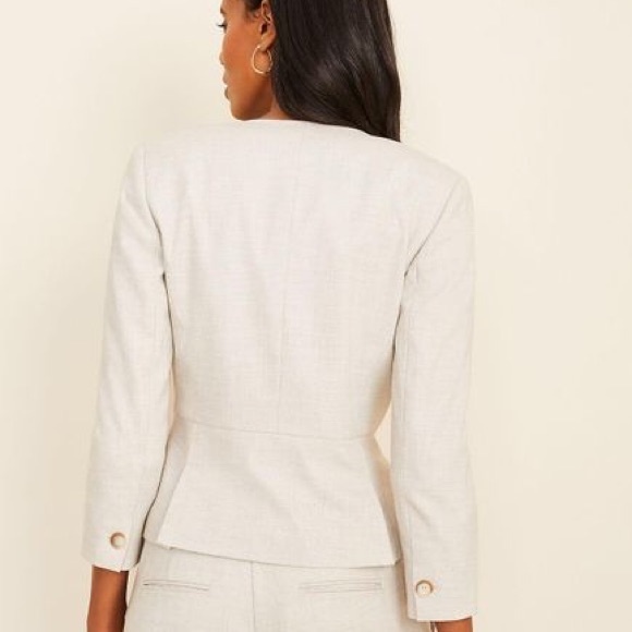 Ann Taylor Skirt Suit Set Neutral / Tan / Beige Size 14 - Picture 3 of 7